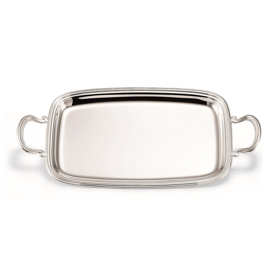 GREGGIO | Silver-Plated Rectangular Tray 33.5x20.5cm