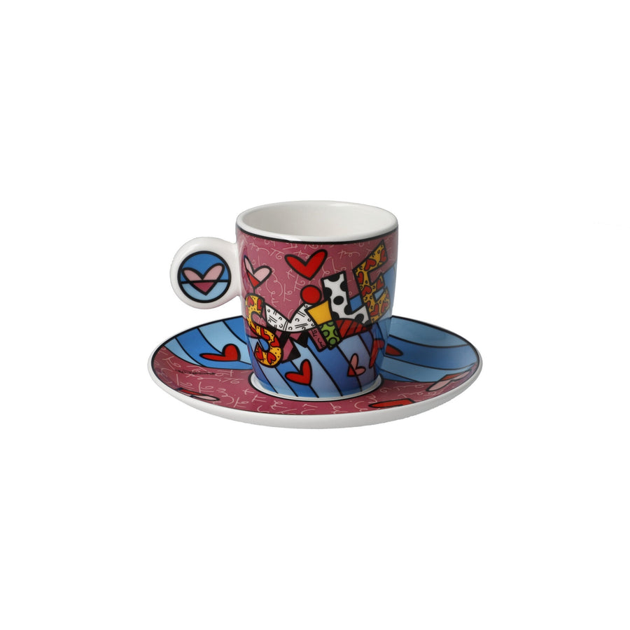 GOEBEL | Smile - Demitasse with Saucer Pop Art Romero Britto