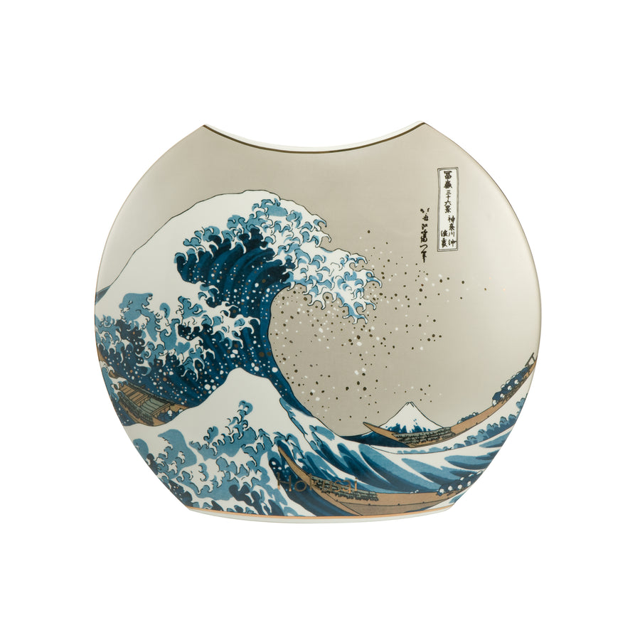 GOEBEL | The Great Wave - Vase 20cm Artis Orbis Katsushika Hokusai
