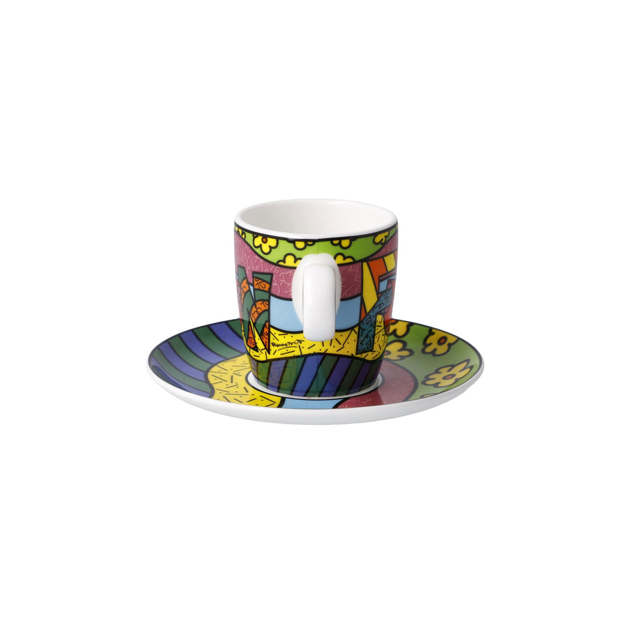 GOEBEL | Fun - Demitasse with Saucer Pop Art Romero Britto