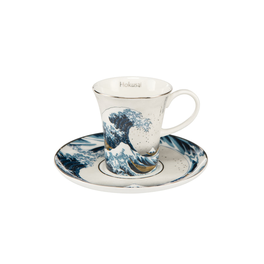 GOEBEL | The Great Wave - Demitasse with Saucer Artis Orbis Katsushika Hokusai