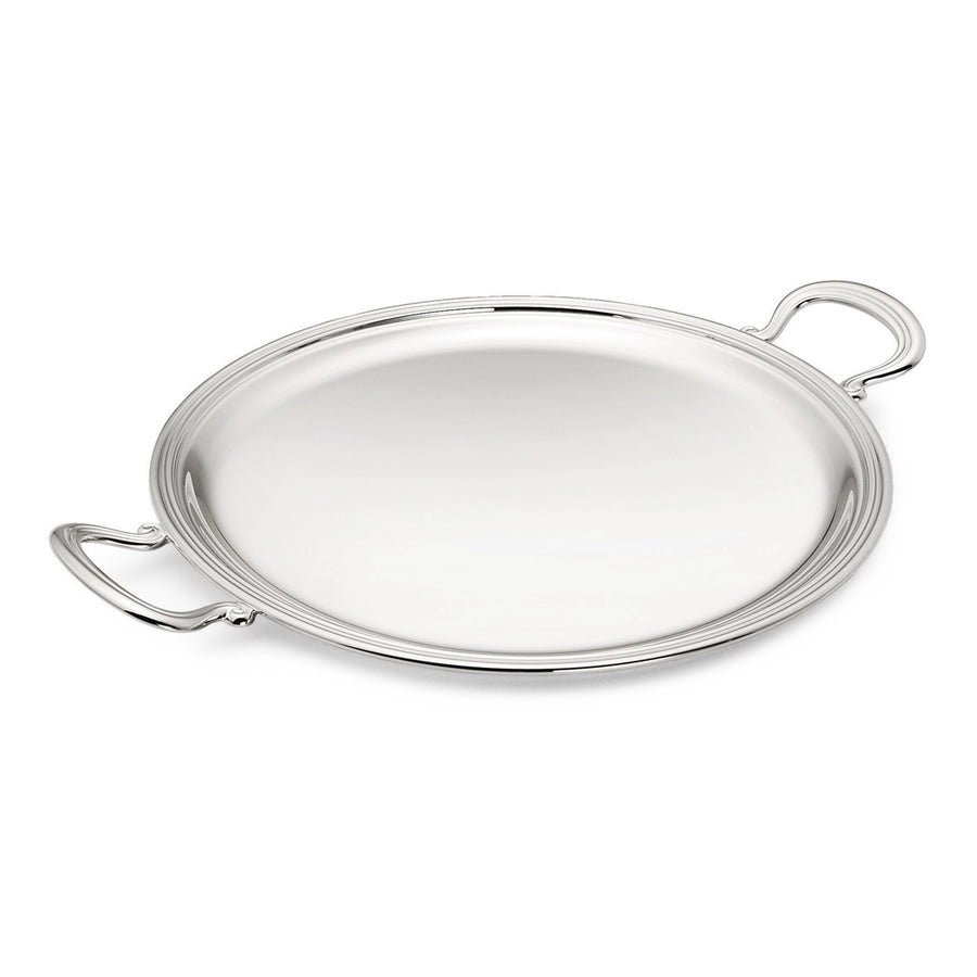 GREGGIO | Silver-Plated Round Tray 33cm