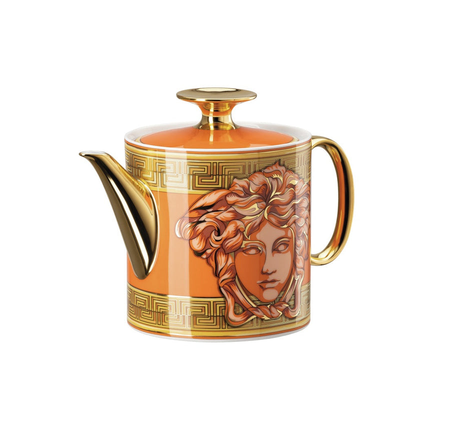 VERSACE | Medusa Amplified Orange Coin Tea Pot