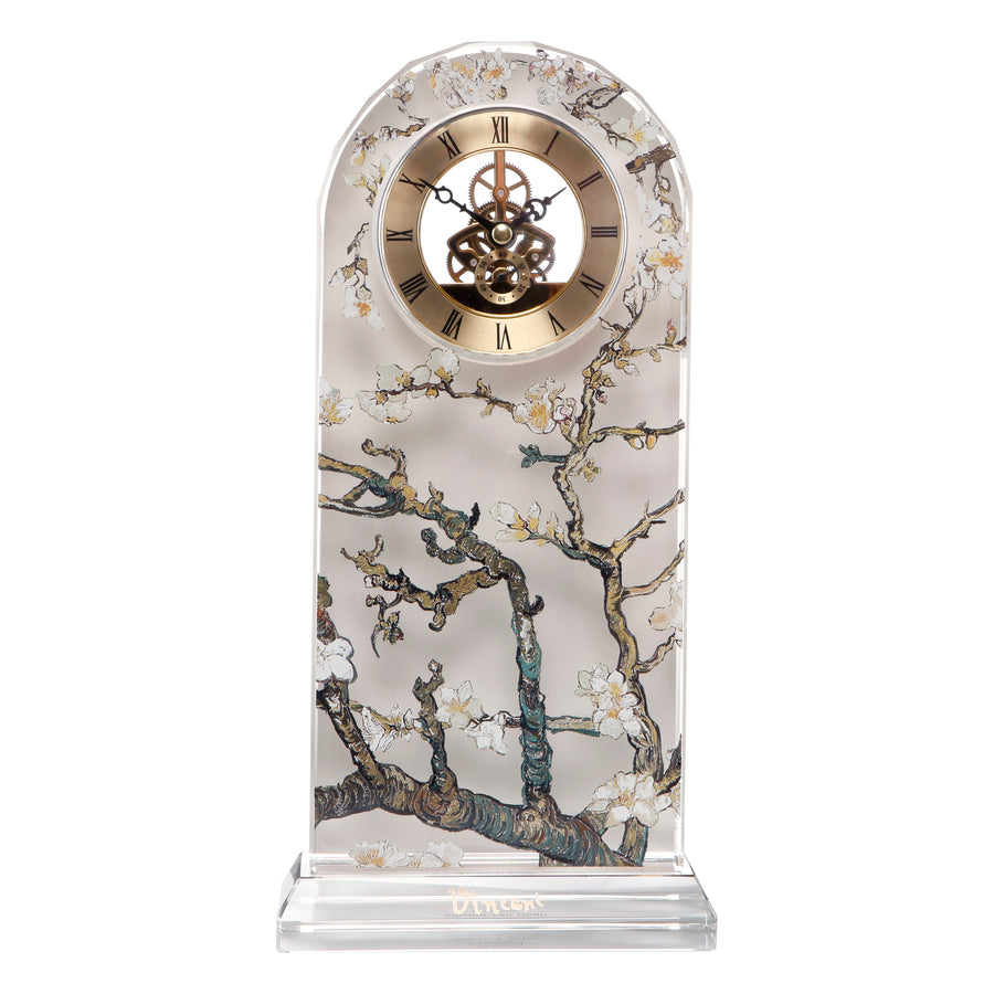 GOEBEL | Almond Tree Silver - Deskclock 32cm Artis Orbis Vincent Van Gogh