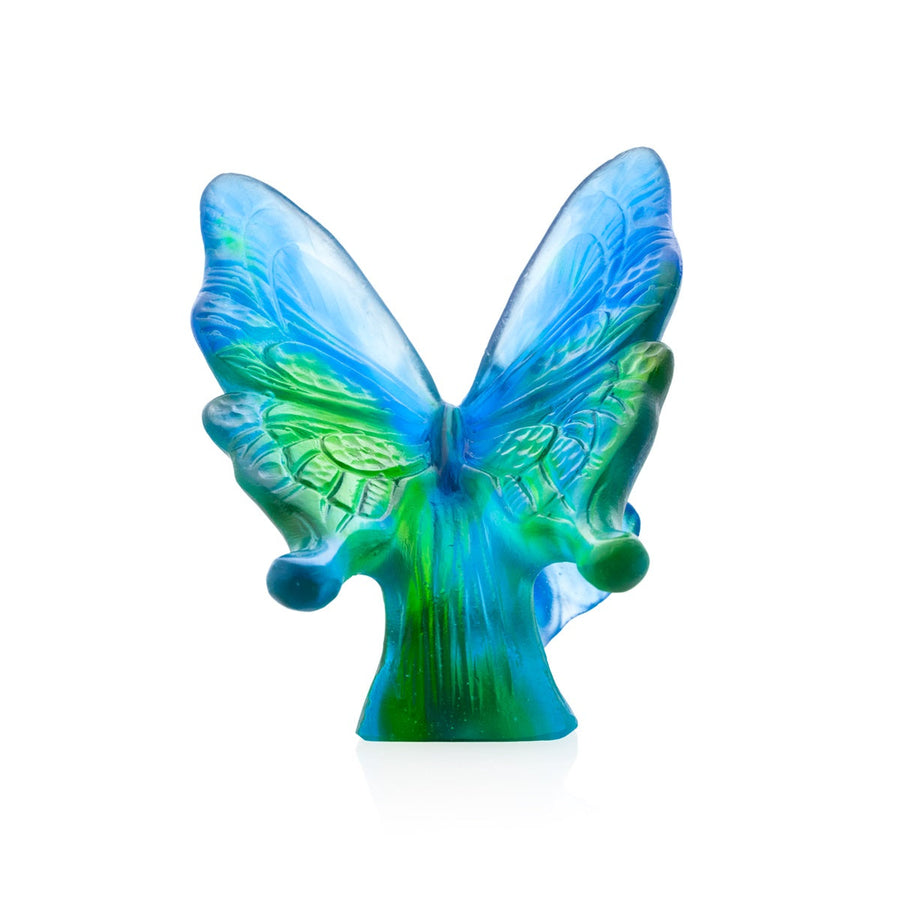 DAUM | Papillon Blue Green Butterfly 7cm