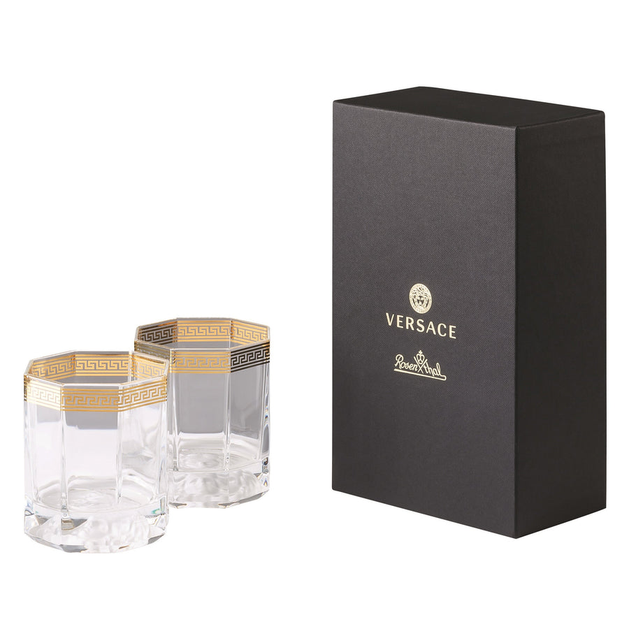 VERSACE | Medusa D'or Crystal Set of 2 pcs Whisky