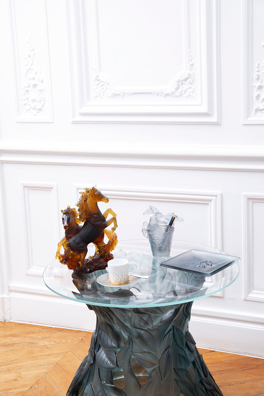 DAUM | Cavalcade Sculpture 2 Horses 25cm