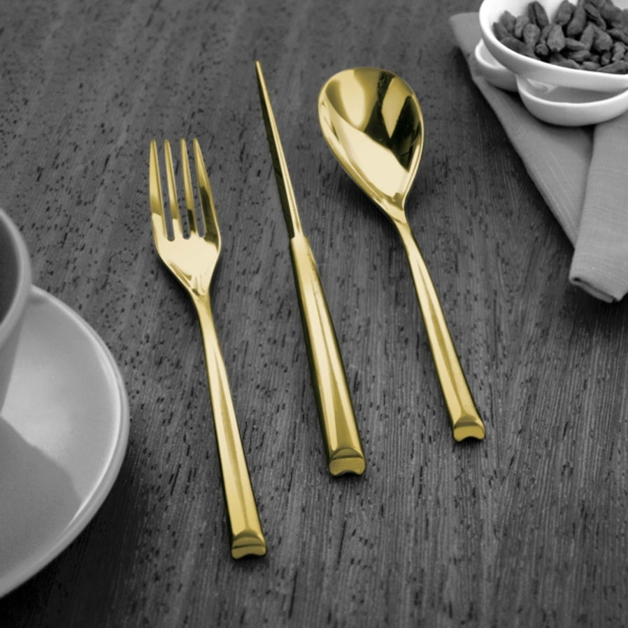 SAMBONET | H-Art 不銹鋼鍍膜金色主餐刀