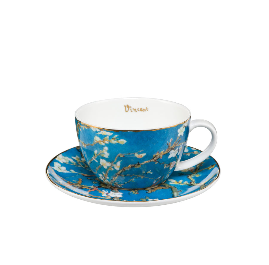 GOEBEL | Almond Tree Blue - 茶或咖啡杯連底碟 Artis Orbis Vincent Van Gogh
