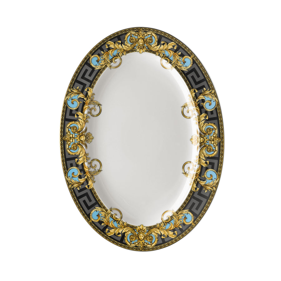 VERSACE | Prestige Gala Bleu Platter 40cm