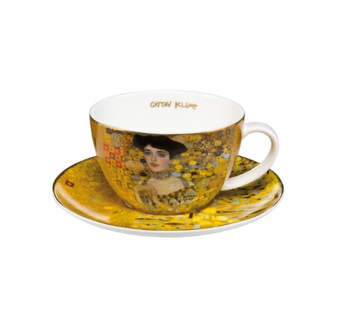 GOEBEL | Adele Bloch-Bauer - Tea or Cappuccino Cup with Saucer Artis Orbis Gustav Klimt