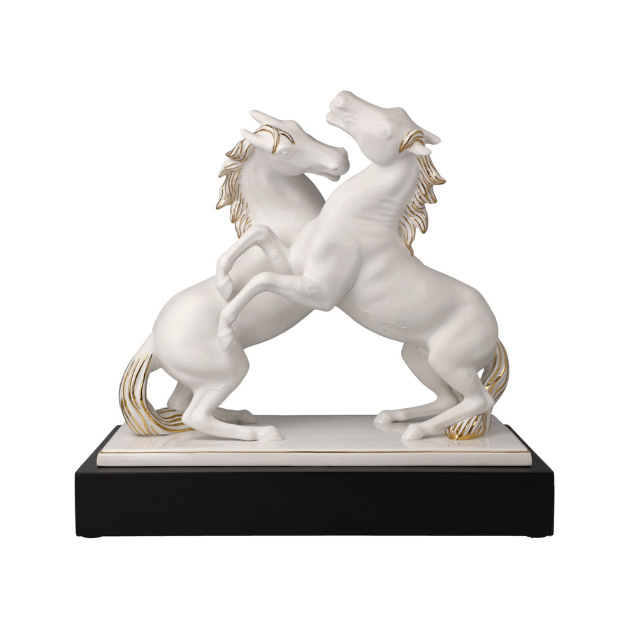 GOEBEL | Artiste et Alegria Horses - Figurine 32x29cm Studio 8
