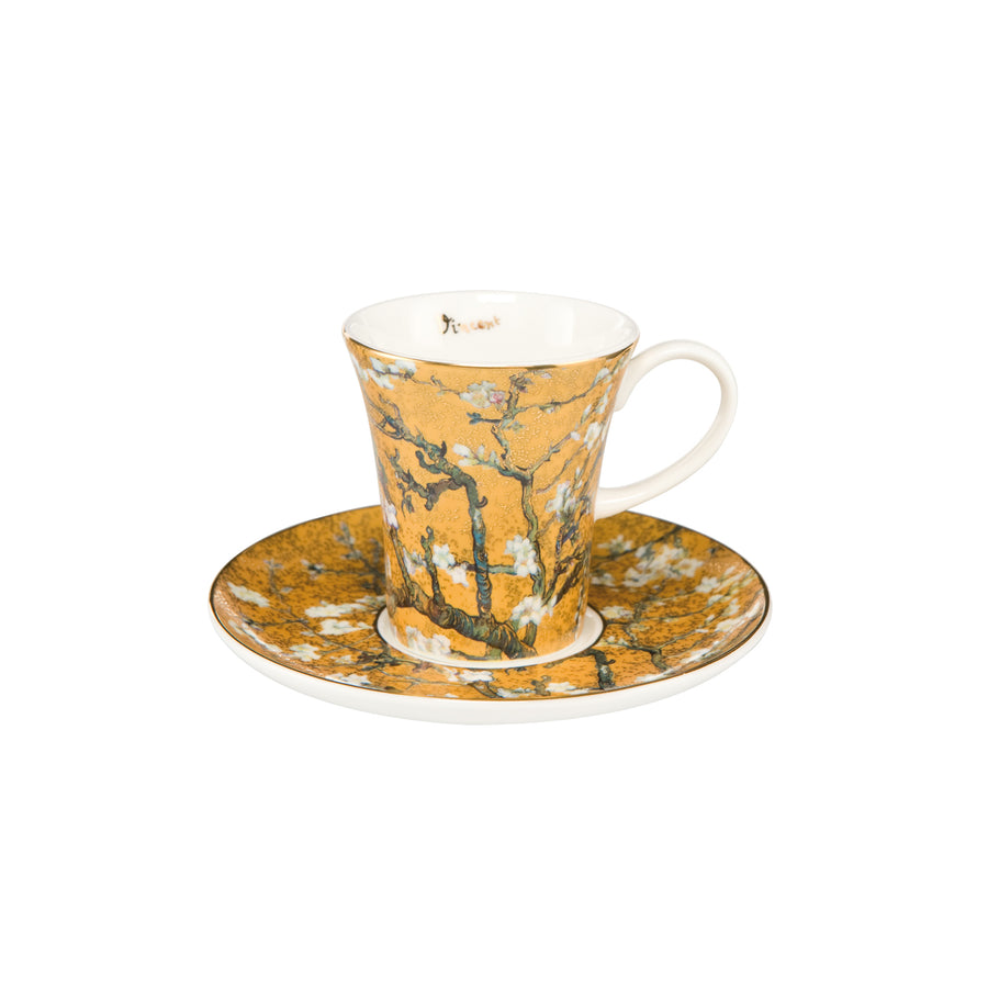 GOEBEL | Almond Tree Golden - Demitasse with Saucer Artis Orbis Vincent Van Gogh