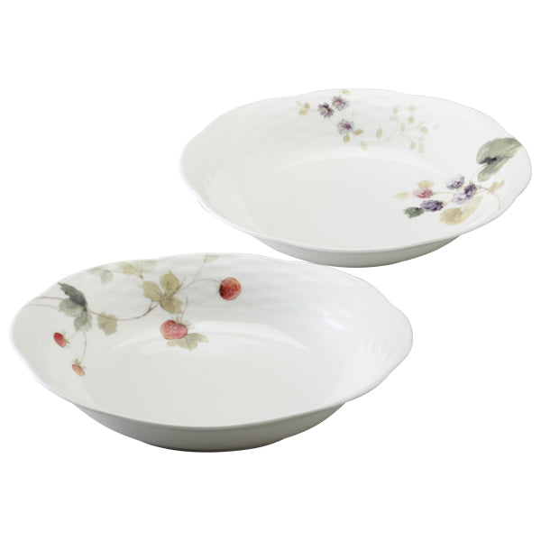 NARUMI | Lucy's Garden Coupe Plate Set of 2