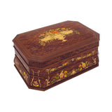 ERCOLANO | Flowers - Inlaid Music and Jewellery Box 35.5x23.7x14cm