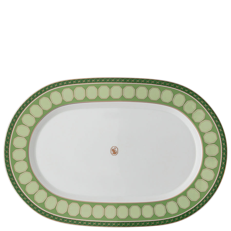 Swarovski | Signum Green Platter 40 cm