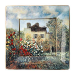 GOEBEL | The Artist's House - Square Plate 16x16cm Artis Orbis Claude Monet