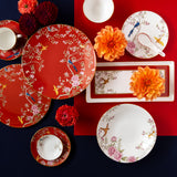 NARUMI | Queen's Garden White Sauce Plate 10cm