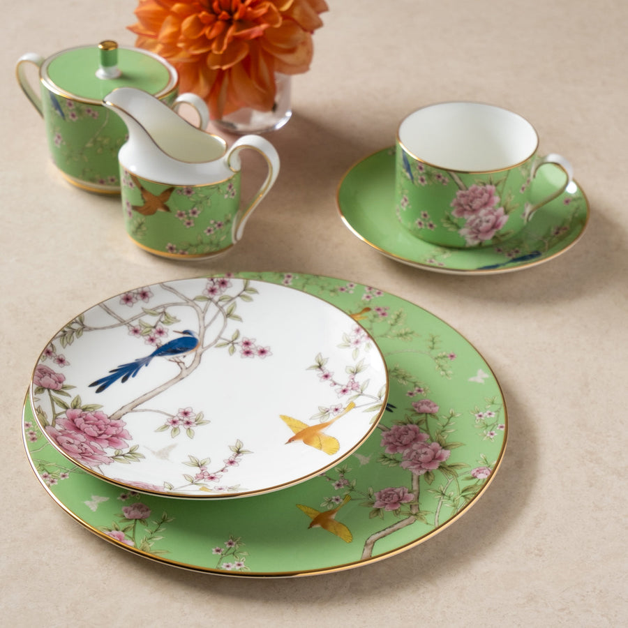 NARUMI | Queen's Garden 綠 茶/咖啡杯連底碟對裝