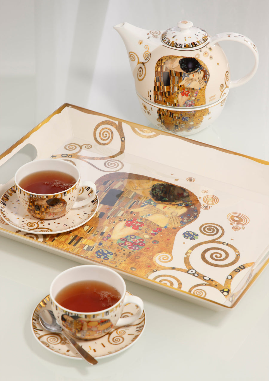 GOEBEL | Fulfilment - Tea or Cappuccino Cup with Saucer Artis Orbis Gustav Klimt