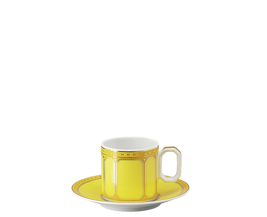 Swarovski | Signum Yellow Espresso Cup & Saucer