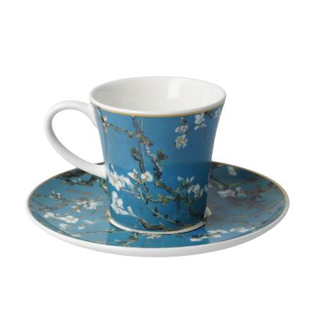 GOEBEL | Almond Tree Blue - Demitasse with Saucer Artis Orbis Vincent Van Gogh