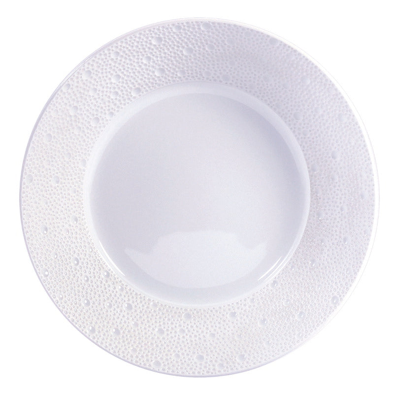 BERNARDAUD | Ecume White Open Vegetable 24cm
