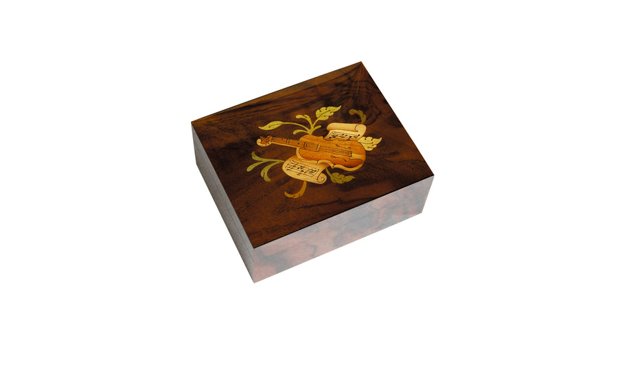 ERCOLANO | Mandolin - 鑲飾音樂及首飾盒 10x8x4.5cm