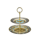VERSACE | Prestige Gala Le Bleu 2-tier Cake Stand