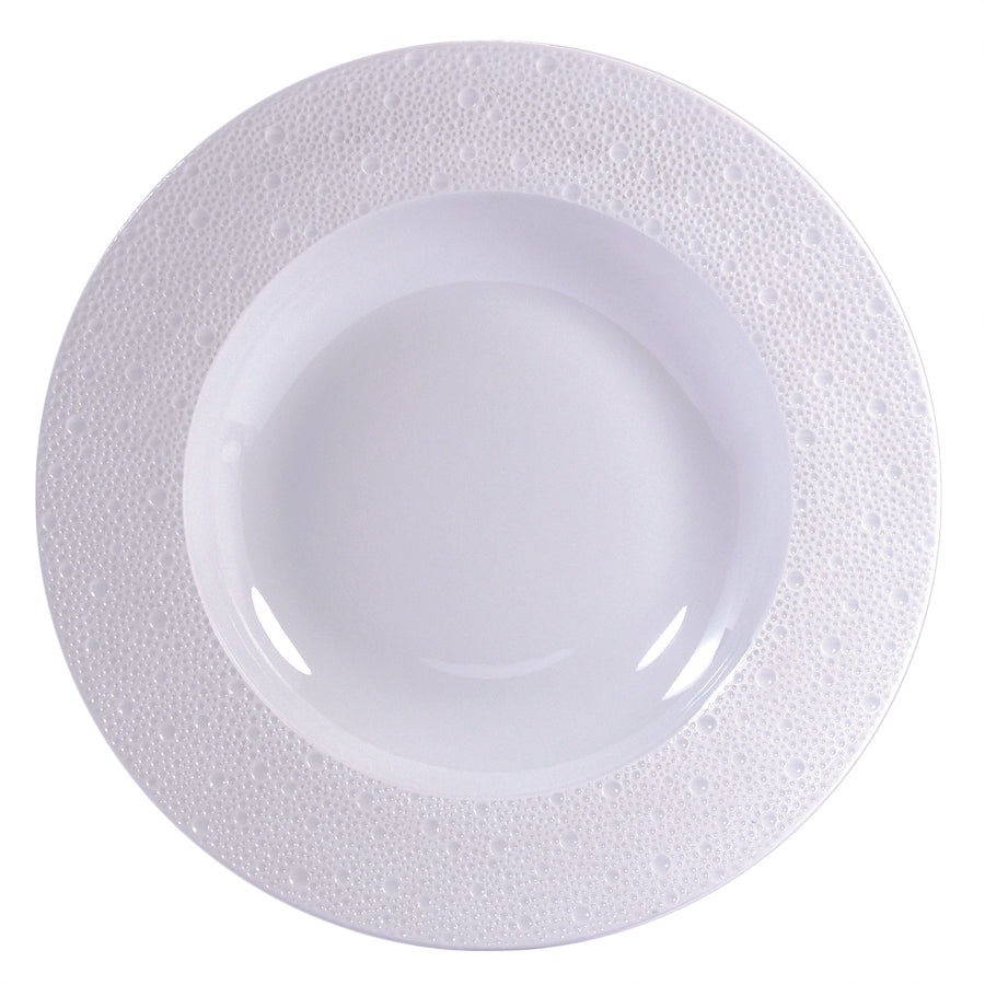 BERNARDAUD | Ecume White Large Rim Soup Plate 29.5cm