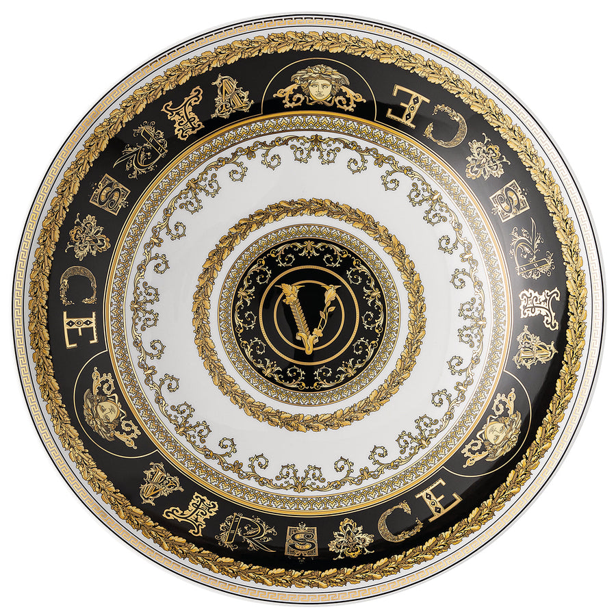 VERSACE | Virtus Gala Bowl with Foot 35cm