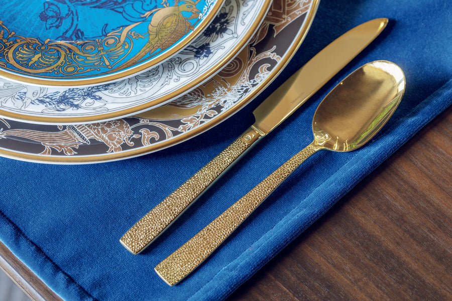 SAMBONET | Siena Stainless Steel PVD Gold 6 Person Cutlery Set 30 pcs