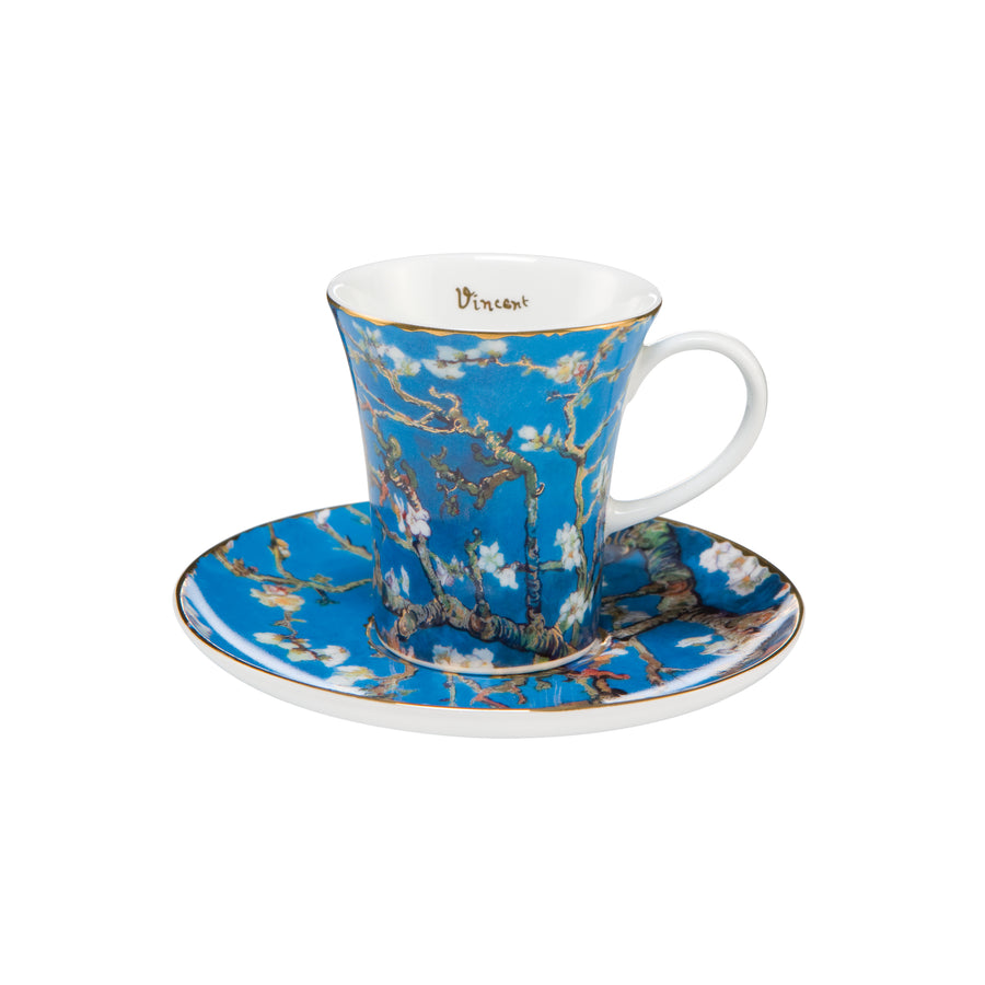 GOEBEL | Almond Tree Blue - Demitasse with Saucer Artis Orbis Vincent Van Gogh