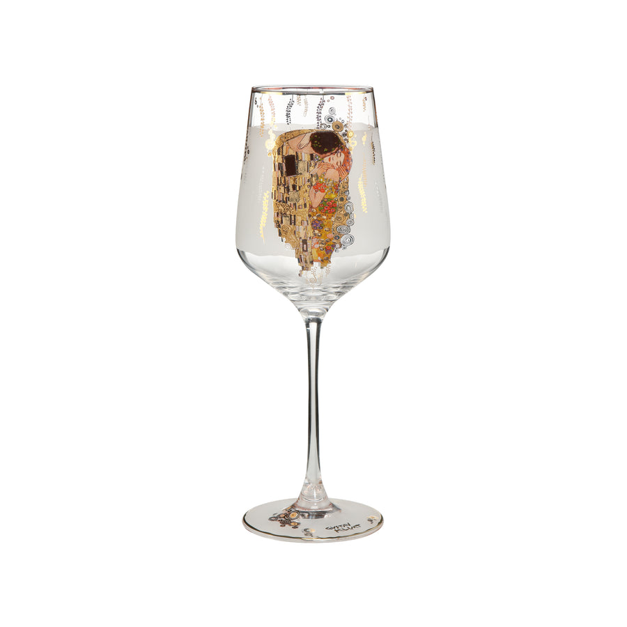 GOEBEL | The Kiss - Wine Glass 25cm Artis Orbis Gustav Klimt