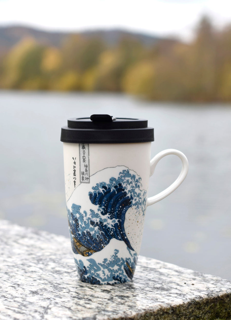 GOEBEL | The Great Wave - Mug To Go 15cm Artis Orbis Katsushika Hokusai