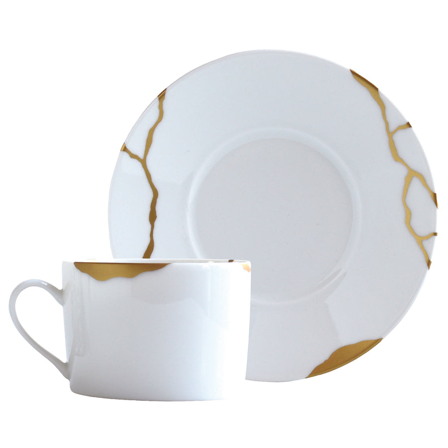 BERNARDAUD | Kintsugi Sarkis Tea Cup & Saucer