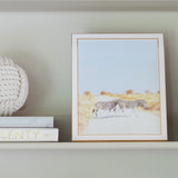 ADDISON ROSS | White Enamel with Gold Frame