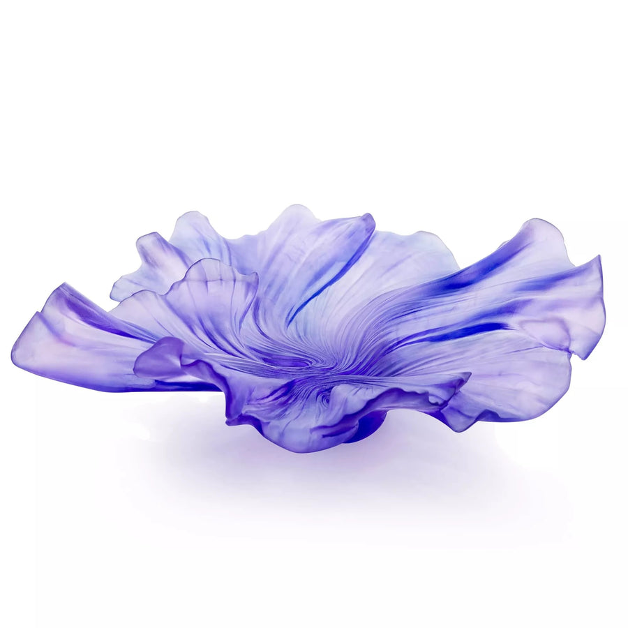 DAUM | Croisiere Lilac Draped Bowl 32.5cm