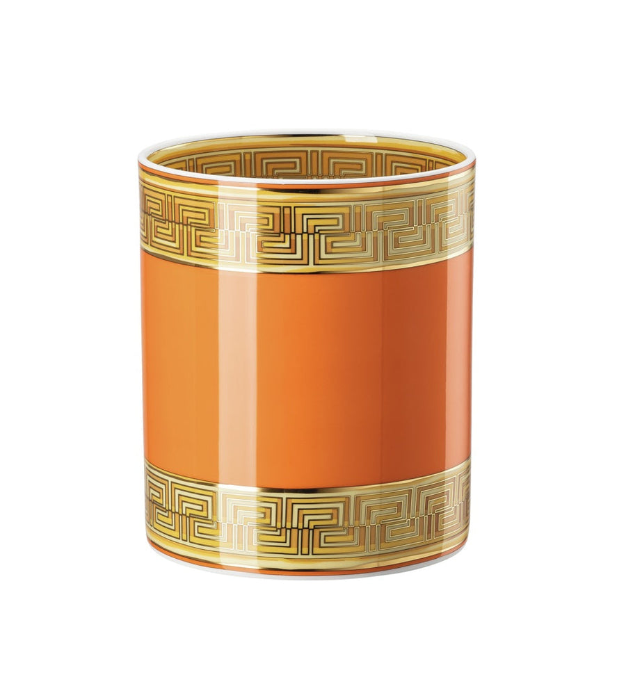 VERSACE | Medusa Amplified Orange Coin Vase 18 cm