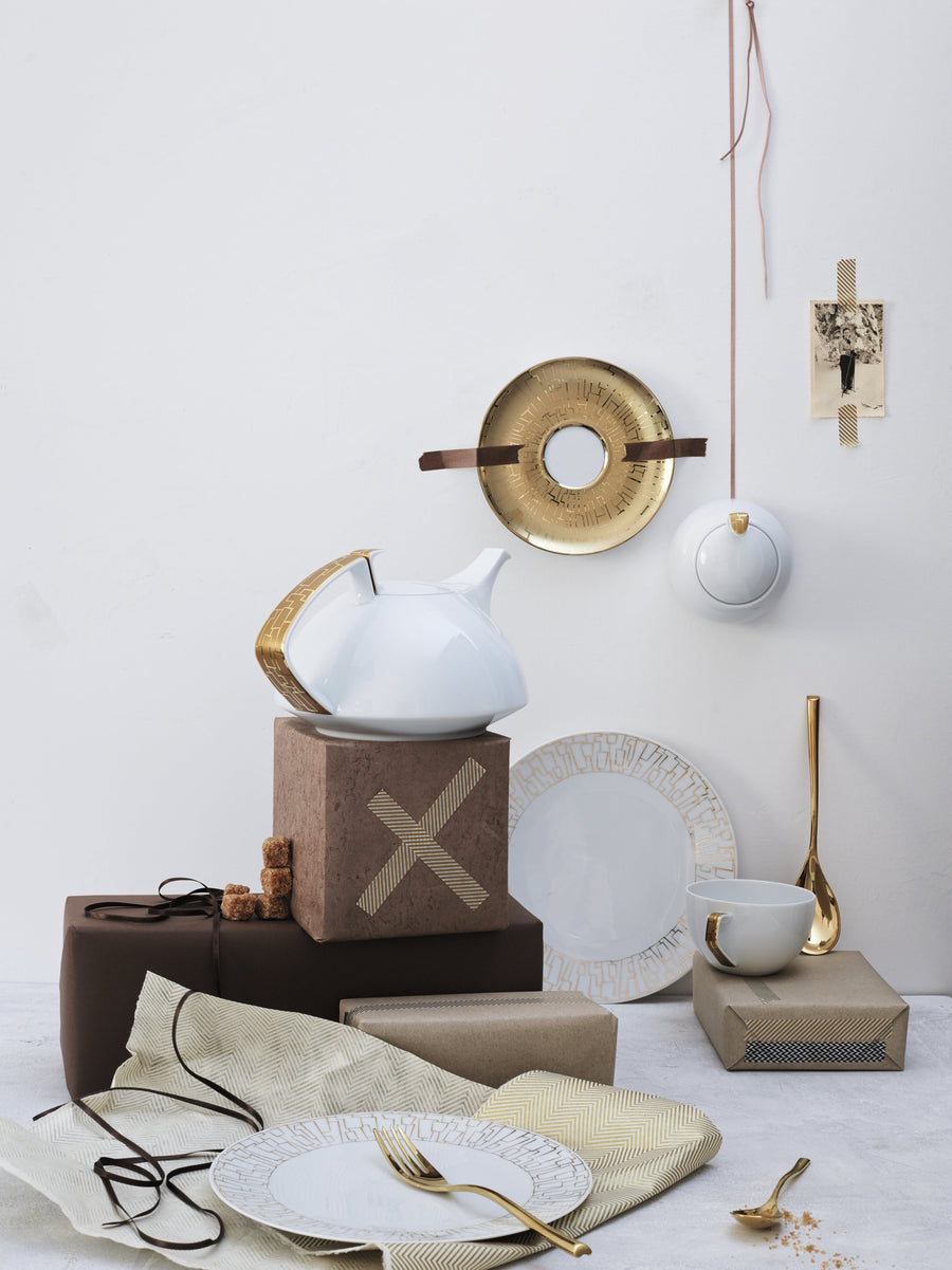 ROSENTHAL | TAC Skin Gold Plate 28cm