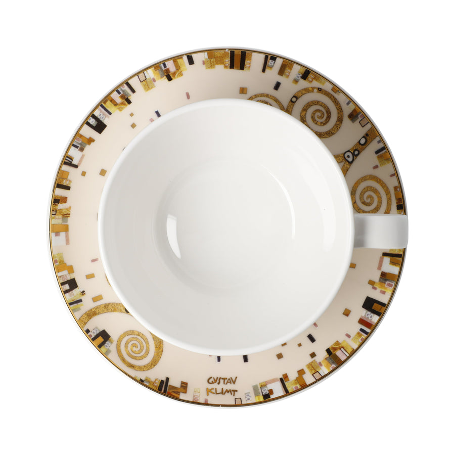 GOEBEL | Fulfilment - Tea or Cappuccino Cup with Saucer Artis Orbis Gustav Klimt