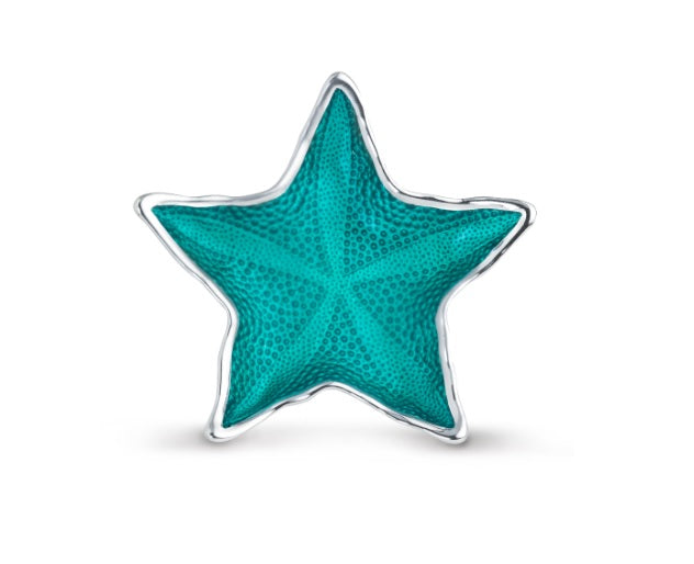 GREGGIO | Capri Seablue Starfish Plate 18x3cm