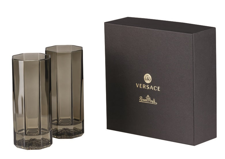 VERSACE | Medusa Lumiere Crystal Haze Set of 2 pcs Longdrink