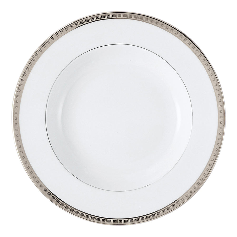 BERNARDAUD | Athena Platine Rim Soup Plate 22.5cm