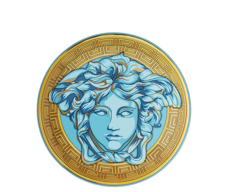 VERSACE | Medusa Amplified Blue Coin Plate 17cm