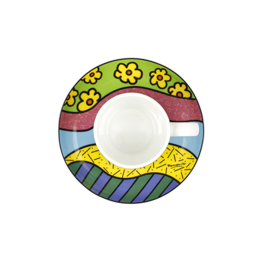 GOEBEL | Fun - Demitasse with Saucer Pop Art Romero Britto