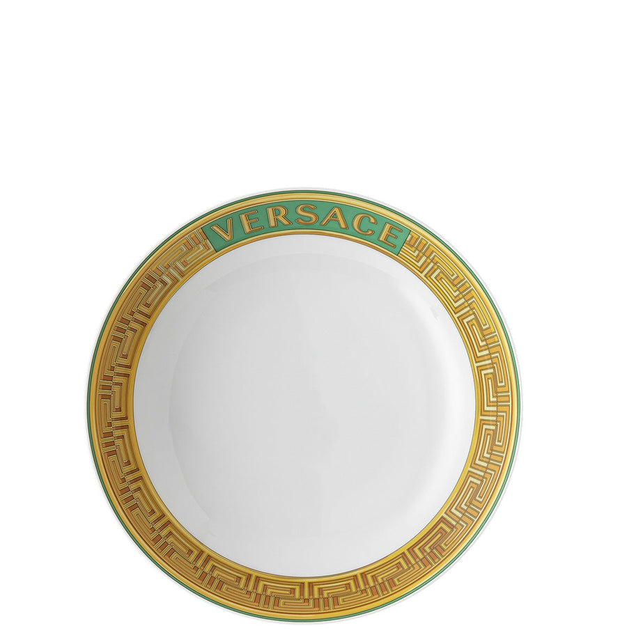 VERSACE | Medusa Amplified Green Coin Deep Plate 22cm